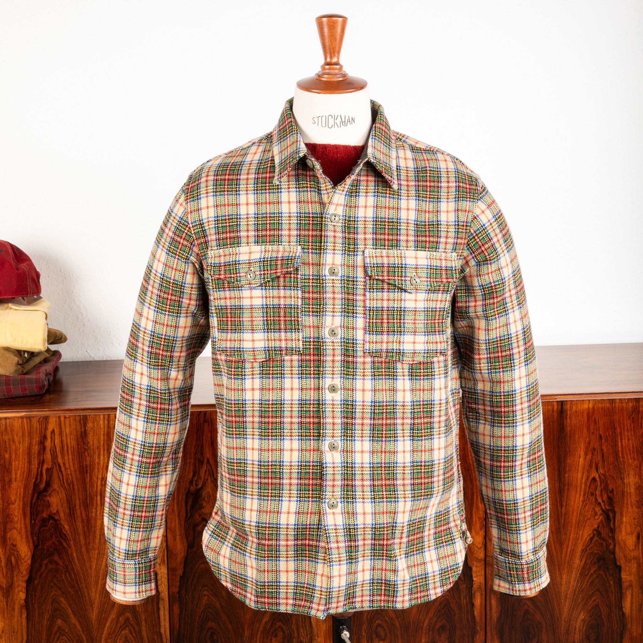 RRL Trek Shirt RL-819 Check Cream Green – Frans Boone Store