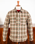 RRL Trek Shirt RL-819 Check Cream Green