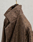 The Corona Utility CJ009 Sumit Hunter Jacket Tweedy Cotton Brown