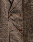 The Corona Utility CJ009 Sumit Hunter Jacket Tweedy Cotton Brown