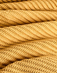 Olde H & Daughter Twist Wool Half Zip Straw