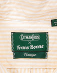Gitman Vintage x Frans Boone Typewriter 80/2 Stripe Tan