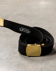 The Real McCoy's Black Trouser Uniform Belt