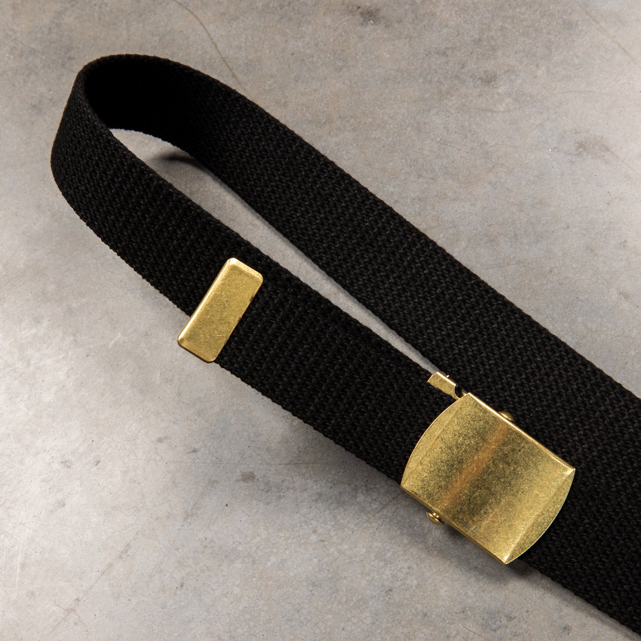 The Real McCoy&#39;s Black Trouser Uniform Belt