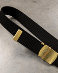 The Real McCoy's Black Trouser Uniform Belt