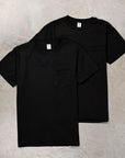 Velva Sheen 2-Pack Pocket Tee's Black