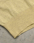 Olde H & Daughter Linen Silk Plain Stitch V-Neck Meadow