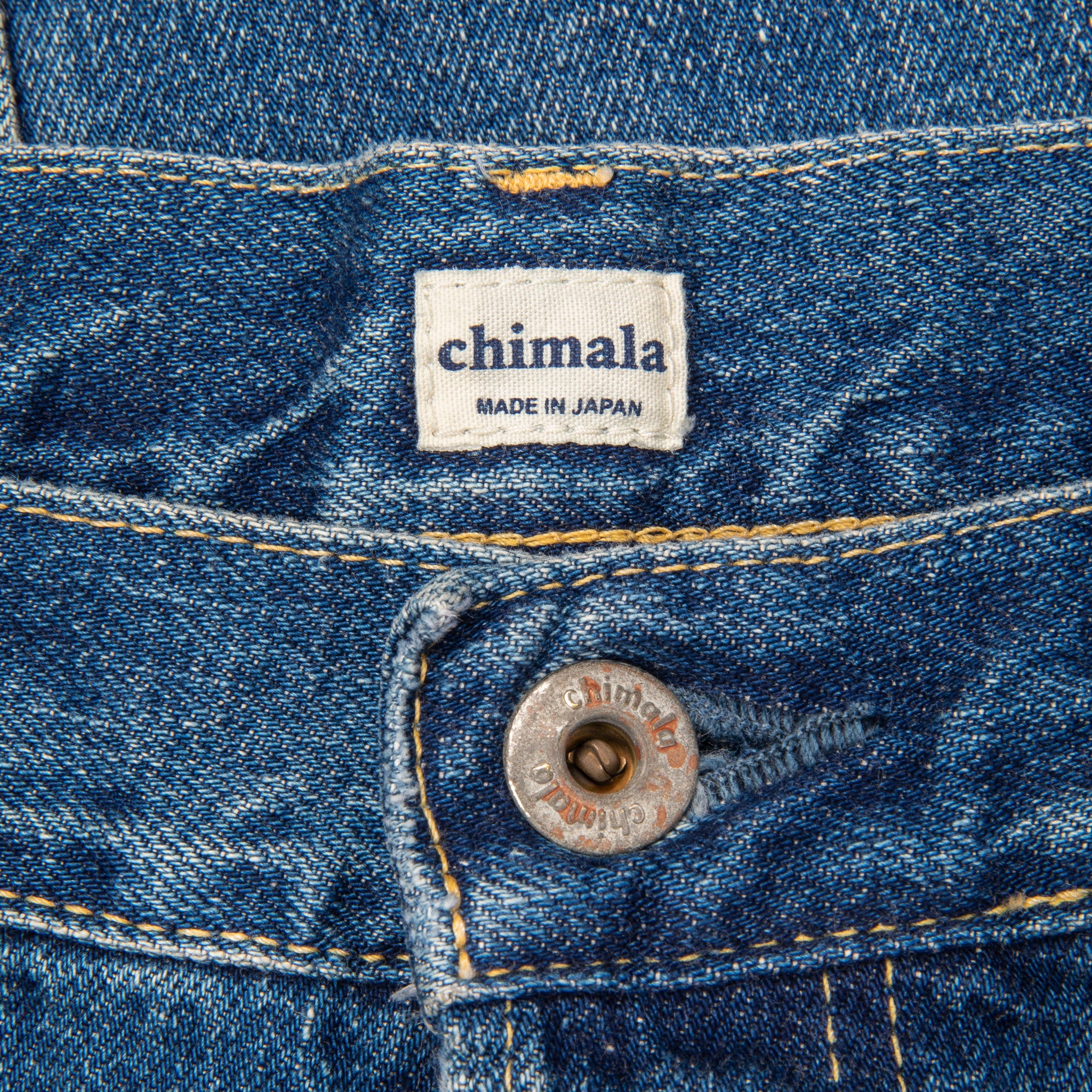 Chimala 13.5 Oz Denim Vintage Ankle Cut Medium Wash – Frans Boone