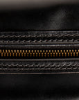 Croots Malton Bridle Leather Wash Bag Black