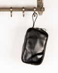 Croots Malton Bridle Leather Wash Bag Black