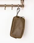 Croots Vintage Canvas Wash bag Olive