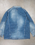 Fullcount 2015HW Chore Jacket 10.5 Oz Denim Washed