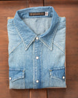 Fullcount 4894HW Western Denim Shirt Washed