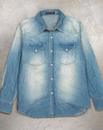 Fullcount 4894HW Western Denim Shirt Washed