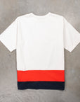 Maru Sankaku Peke Panel T-Shirt White