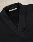 Olde Homesteader Extra Cotton Fleece Y-Neck Olde Workers Black