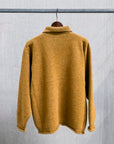 Olde H & Daughter Wool Cashmere Zip Polo Soil