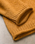 Olde H & Daughter Wool Cashmere Zip Polo Soil