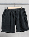Remi Relief 16 Wale Corduroy Easy Shorts Black