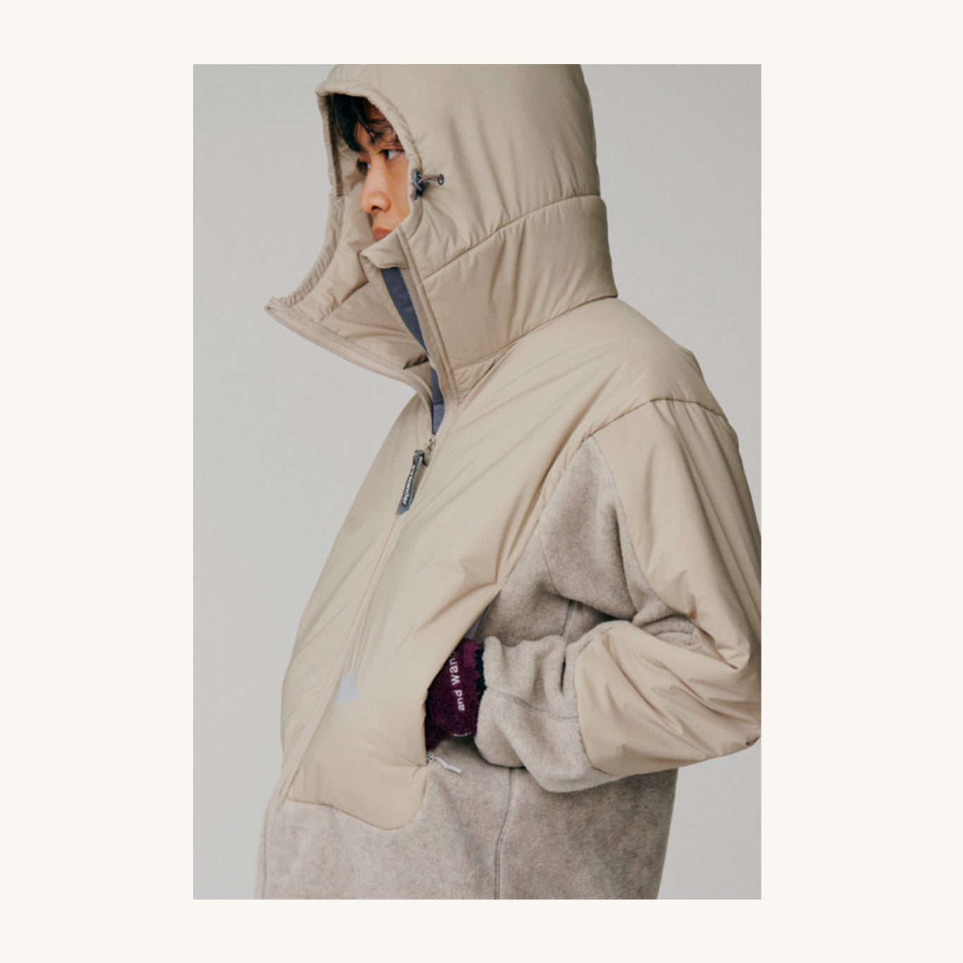 And Wander Top Fleece Jacket L.Beige – Frans Boone Store