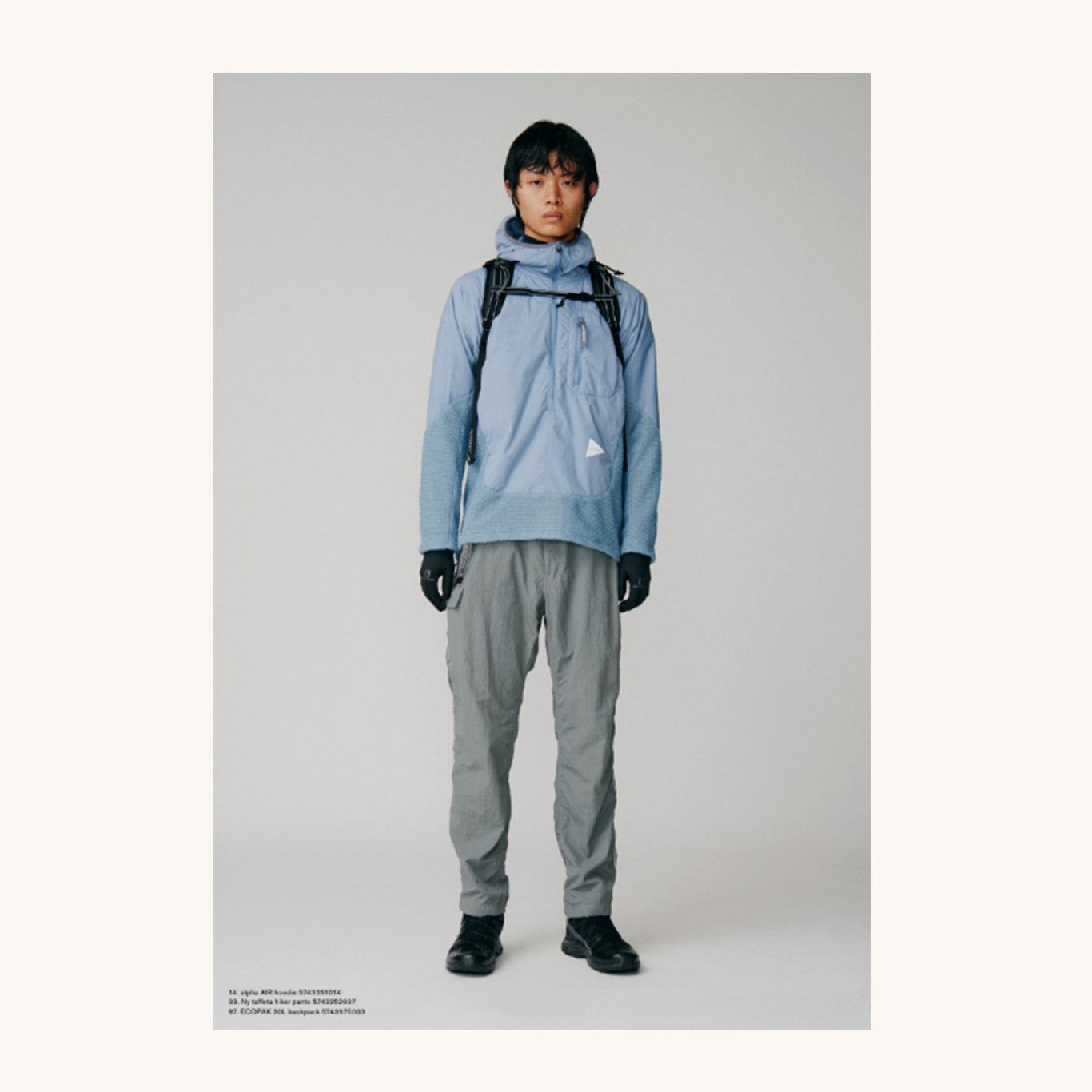 And Wander Ny Taffeta Hiker Pants Gray