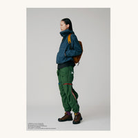 And Wander NY Taffeta 2-Way Pants D. Green