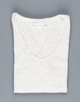 Merz B Schwanen 114V 20'ies V shirt 1 thread maco grey melange
