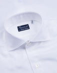 Finamore Milano shirt Eduardo collar Alumo Castello oxford white