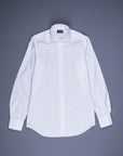 Finamore Milano shirt Eduardo collar Alumo Castello oxford white
