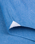Finamore Gaeta Fit Collo Sergio Chambray Blu Scuro