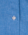 Finamore Gaeta Fit Collo Sergio Chambray Blu Scuro