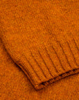 Laurence J. Smith Super soft Seamless Crew Neck Pullover Vintage Orange