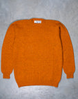 Laurence J. Smith  Super soft Seamless Crew Neck Pullover Vintage Orange