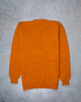 Laurence J. Smith  Super soft Seamless Crew Neck Pullover Vintage Orange