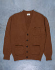 William Lockie x Frans Boone Alain 3-Pocket Cardigan Lambswool Spaniel