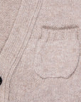 William Lockie x Frans Boone Alain 3-Pocket Cardigan Lambswool Cobble