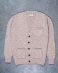 William Lockie x Frans Boone Alain 3-Pocket Cardigan Lambswool Cobble