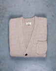 William Lockie x Frans Boone Alain 3-Pocket Cardigan Lambswool Cobble
