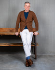 William Lockie x Frans Boone Alain 3-Pocket Cardigan Lambswool Spaniel