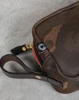 Croots Waxed Canvas Wash Bag Camo