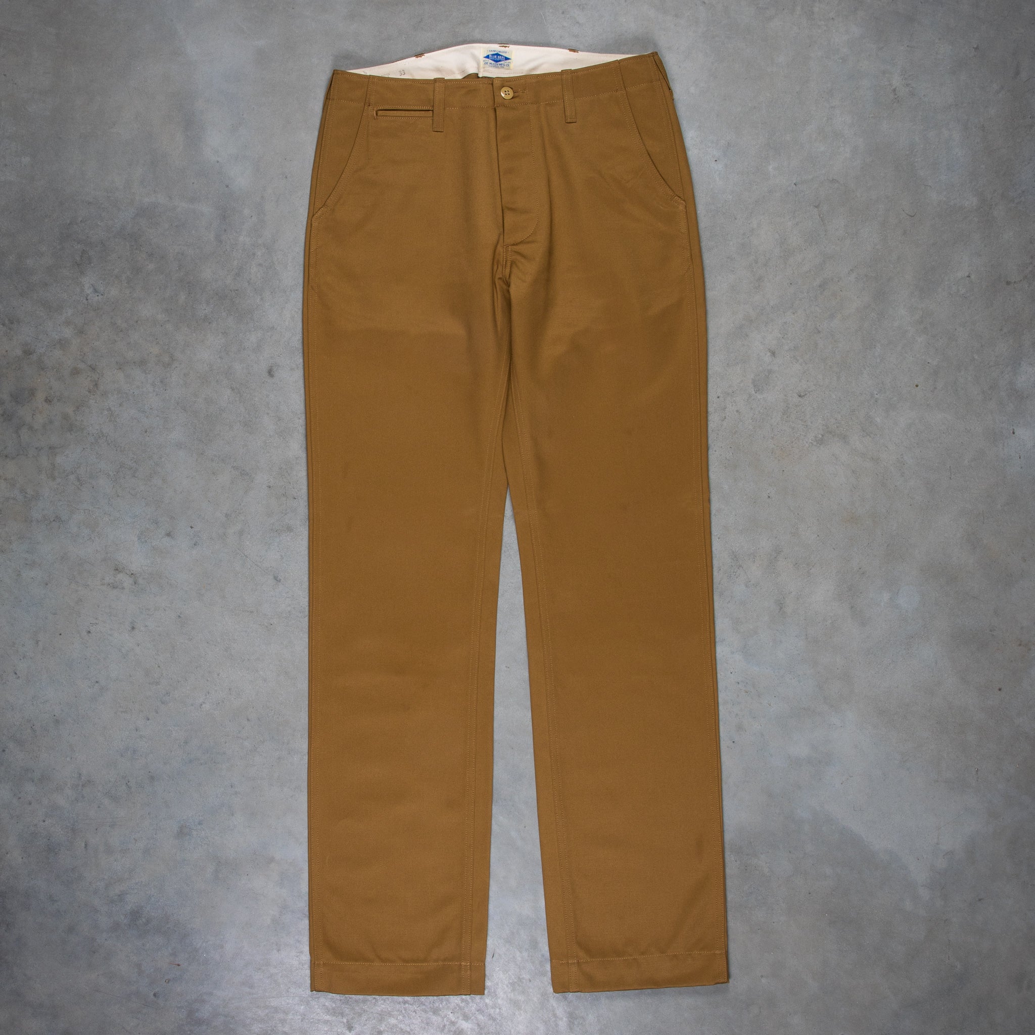 The Real McCoy's Blue Seal Chino Khaki – Frans Boone Store The Real McCoy's Blue Seal Chino Khaki – Frans Boone Store
