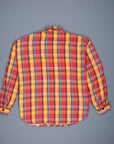 Remi Relief twill checked wide shirt red