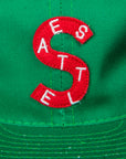 Ebbets Buffalo Seattle Metropolitans 1917 Vintage Ballcap Green