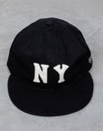 Ebbets Buffalo New York Black Yankees Vintage inspired Ballcap Black