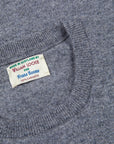William Lockie Oxton cashmere Crew neck Dolomite Heron