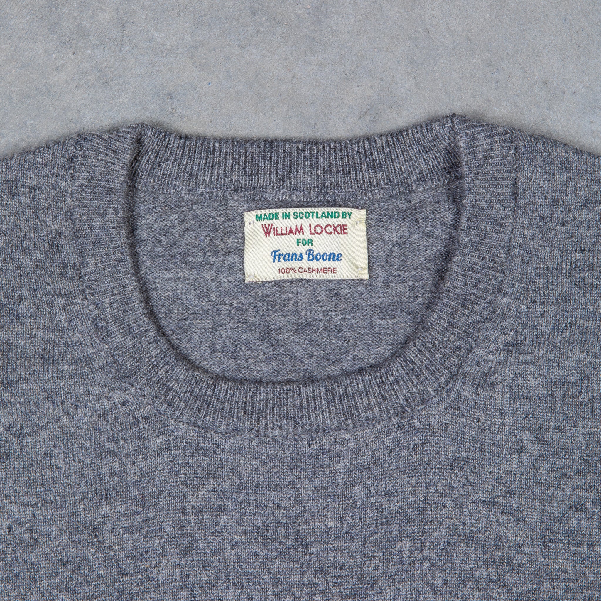 Vintage Cashmere Crew Neck スコットランド製 Vintage Cashmere Crew Neck スコットランド製