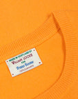 William Lockie Oxton cashmere Crew neck Canteloupe