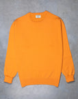 William Lockie Oxton cashmere Crew neck Canteloupe