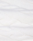William Lockie Chirnside Cashmere Cable Crew Neck Snow White