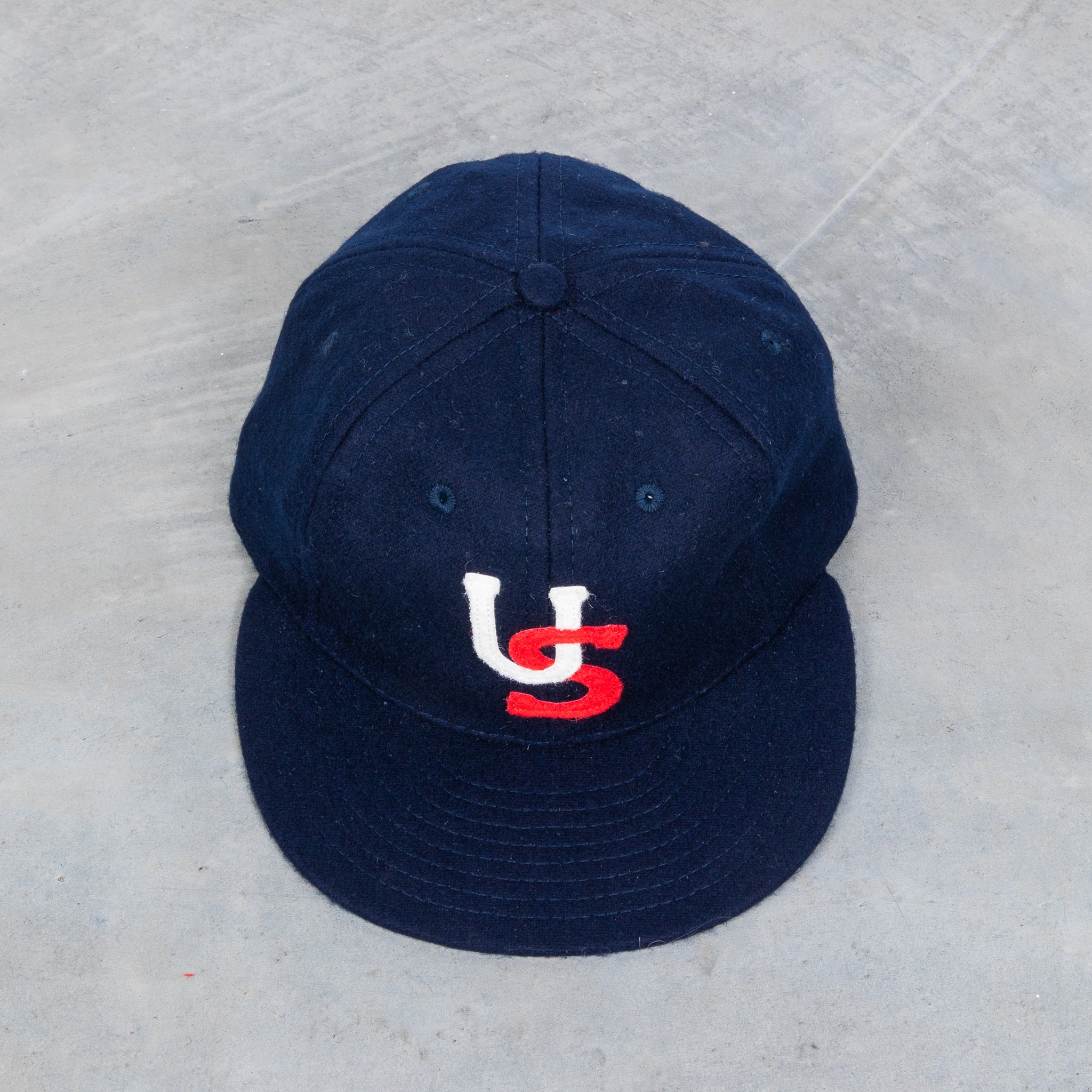 EBBETS FIELDネイビー wool - 帽子